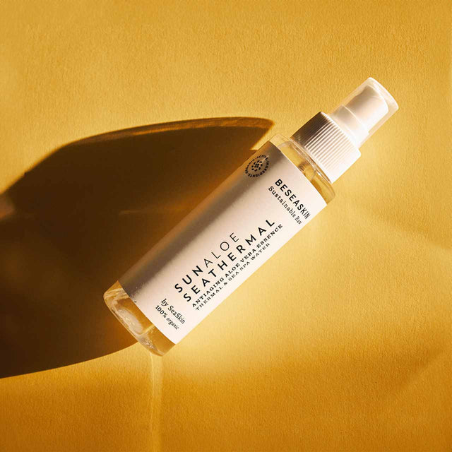 Spray facial "SunAloe Seathermal" con esencia de aloe vera antienvejecimiento, 100% orgánico.